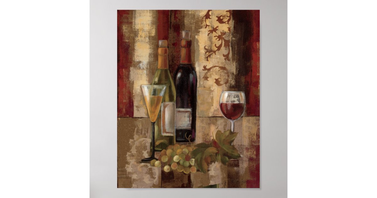 Graffiti and Wine Poster | Zazzle