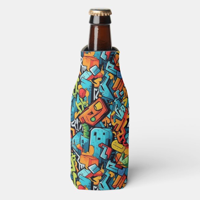Graffiti Art Bottle Cooler (Bottle Front)