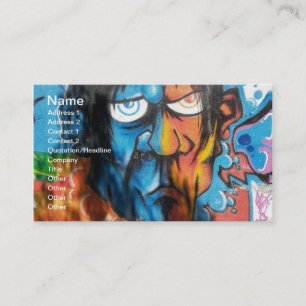 Graffiti Art Bumper Sticker Business Card