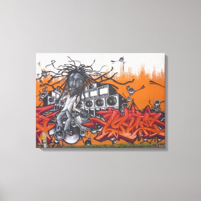 Graffiti Art Canvas Print (Front)