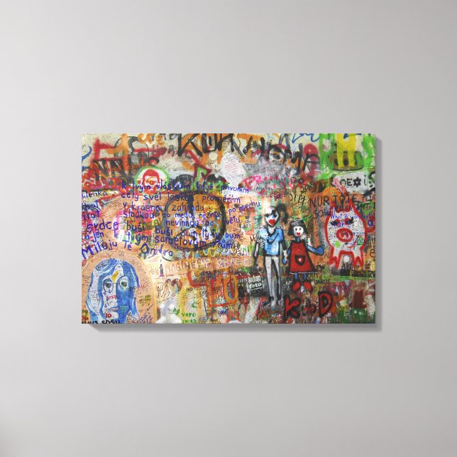 Graffiti Art Canvas Print (Front)