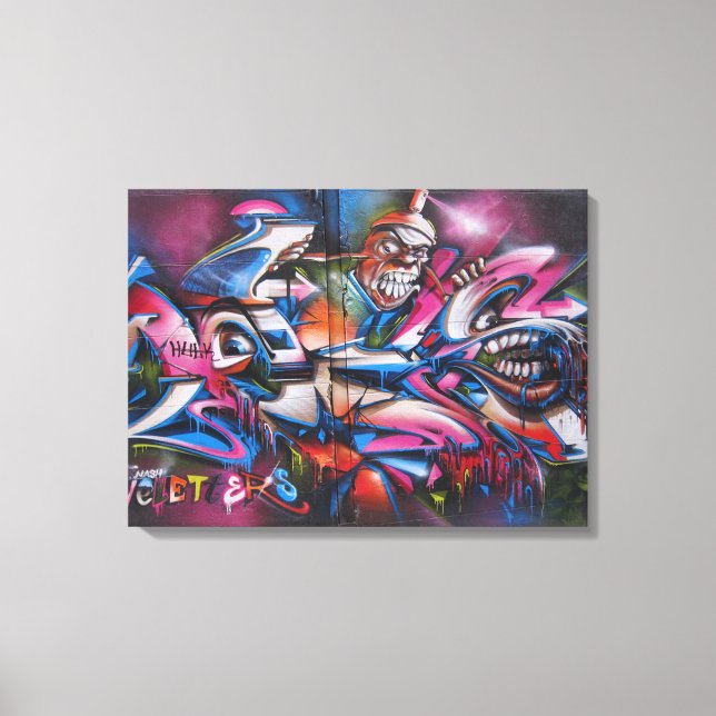 Graffiti Art Canvas Print (Front)