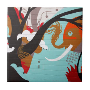 Graffiti Art Ceramic Tile