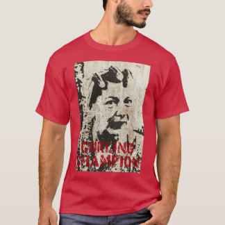 Graffiti art Curling champion T-Shirt