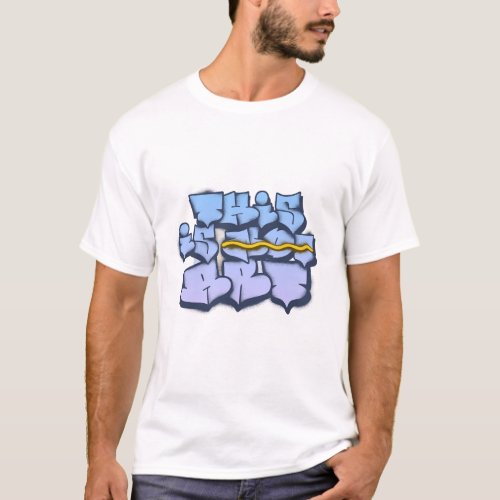 Graffiti Art Design T_Shirt