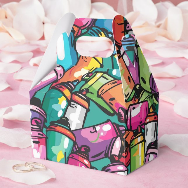 Graffiti Art Favor Boxes (Wedding)