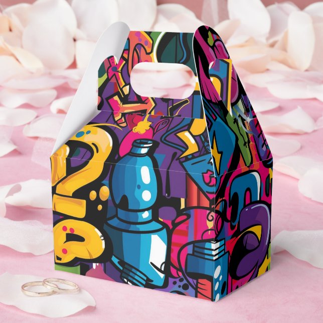 Graffiti Art Favor Boxes (Wedding)