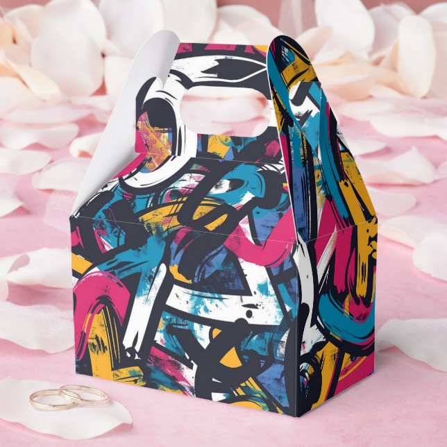 Graffiti Art Favor Boxes (Wedding)