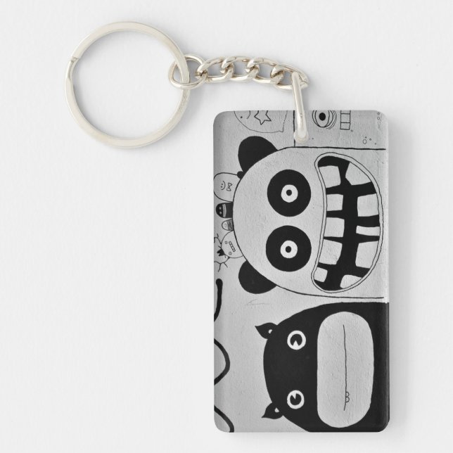 Graffiti Art Keychain (Front)