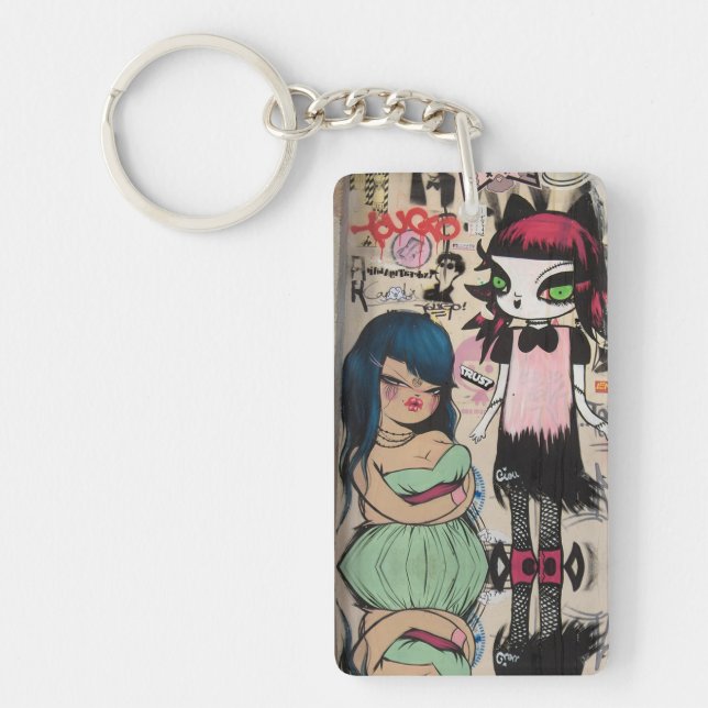 Graffiti Art Keychain (Front)