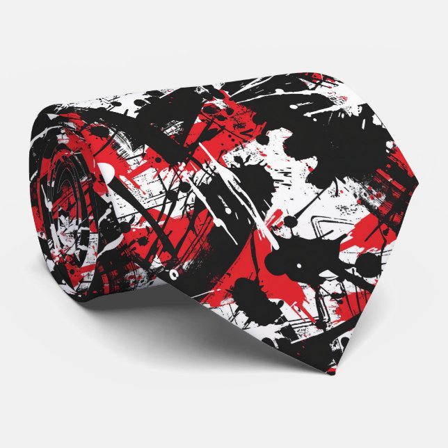Graffiti Art Neck Tie (Rolled)