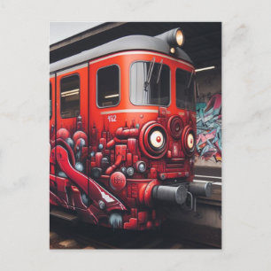 Graffiti Art Postcard