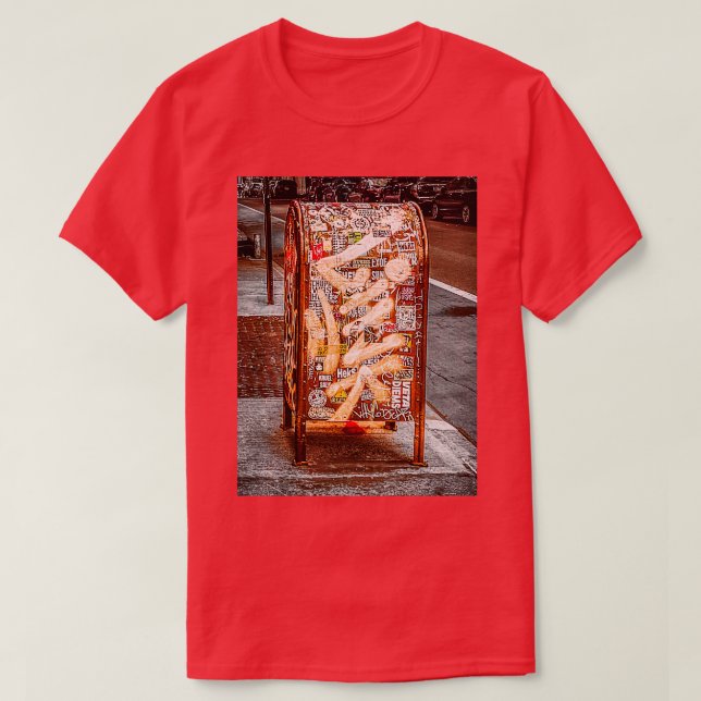 Graffiti Art Stickers NYC T-Shirt (Design Front)