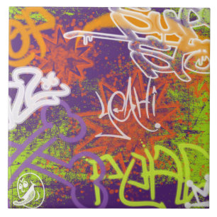 Graffiti Art Tile