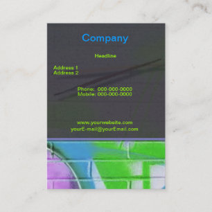 Graffiti Artist Business Card