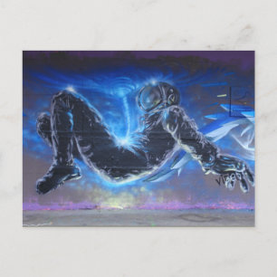 Graffiti Astronaut Postcard