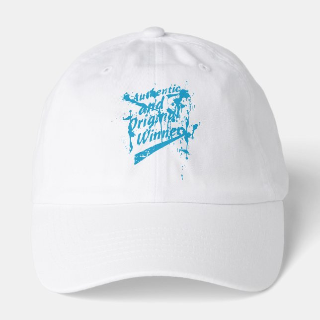 Graffiti Authentic Original Winner Grunge Splatter Hat (Front)