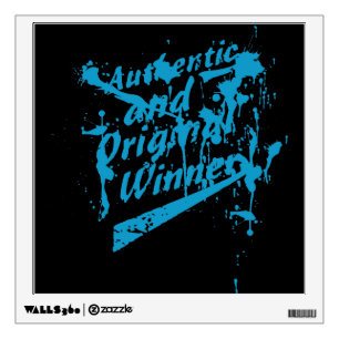 Graffiti Authentic Original Winner Grunge Splatter Wall Decal