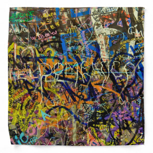 Graffiti Background Bandana