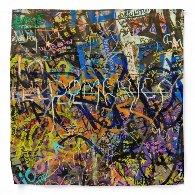 Graffiti Background Bandana (Front)