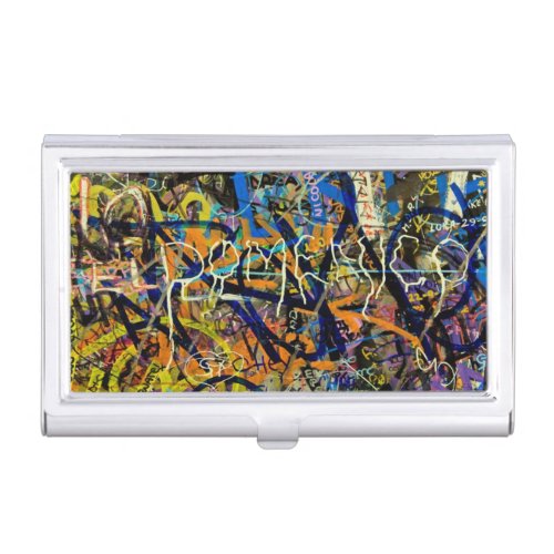 Graffiti Background Case For Business Cards