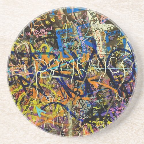 Graffiti Background Coaster