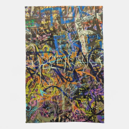 Graffiti Background Kitchen Towel