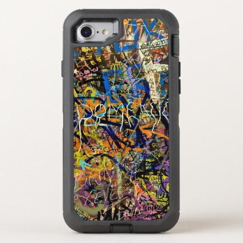 Graffiti Background OtterBox Defender iPhone SE87 Case