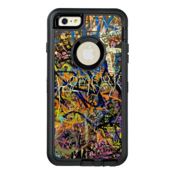 Graffiti Background Otterbox Defender Iphone Case by boutiquey at Zazzle