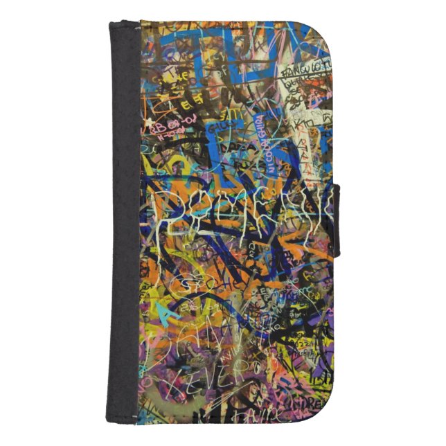 Graffiti Background Samsung Galaxy Wallet Case (Front)