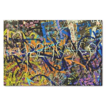 Graffiti Background Tissue Paper by boutiquey at Zazzle