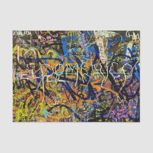 Graffiti Background Tissue Paper (Front)