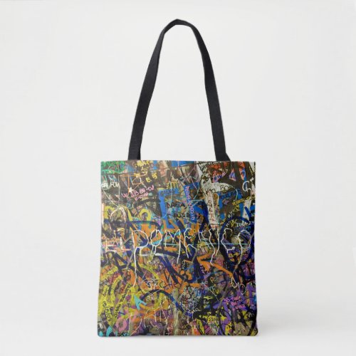 Graffiti Background Tote Bag