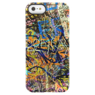 Graffiti Background Permafrost iPhone SE/5/5s Case