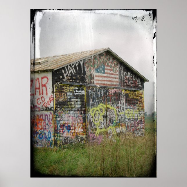 Graffiti Barn Poster (Front)