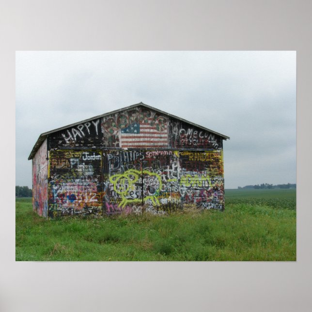 Graffiti Barn Poster (Front)