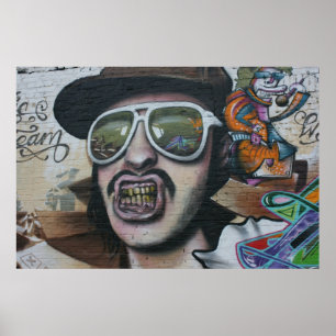 Graffiti, Berlin, Germany Poster