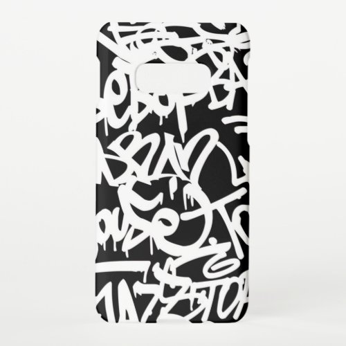 Graffiti black and white samsung galaxy S10E case