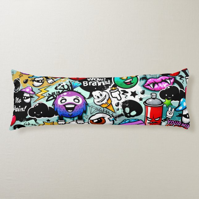 Graffiti  body pillow (Front)