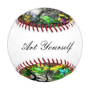 Graffiti Brick Wall Baseball