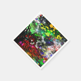 Graffiti Brick Wall Paper Napkins