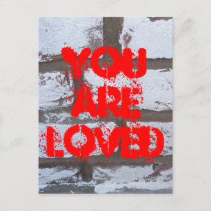 Graffiti Bricks Postcard