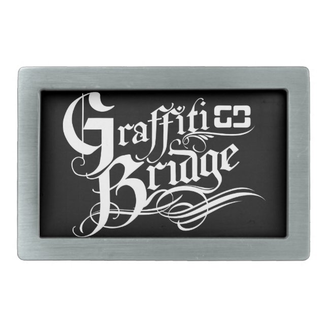 Graffiti Bridge Belt Buckle (Front)