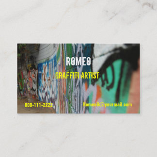 Graffiti Business Card