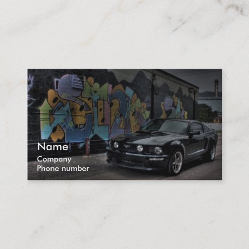 Customizable graffiti business card templates