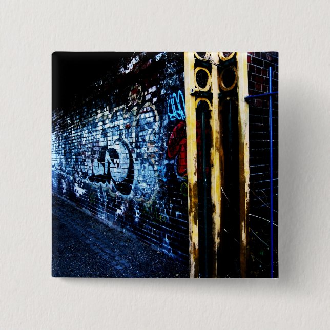 Graffiti by Night Button (Front)