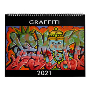 Graffiti calendar 2021