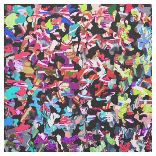 Graffiti camouflage fabric