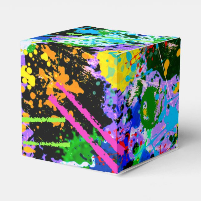 Graffiti Carnival Favor Boxes (Back Side)