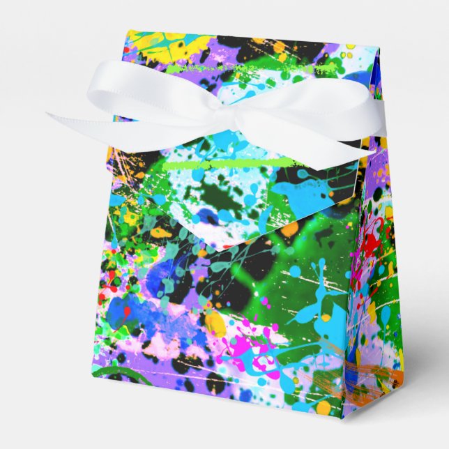 Graffiti Carnival Favor Boxes (Front Side)